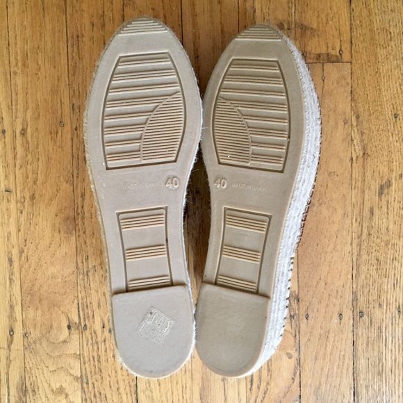 NEW Madewell Alohas suede leather espadrille mule sandals 9.5Brand new - Picture 5 of 5